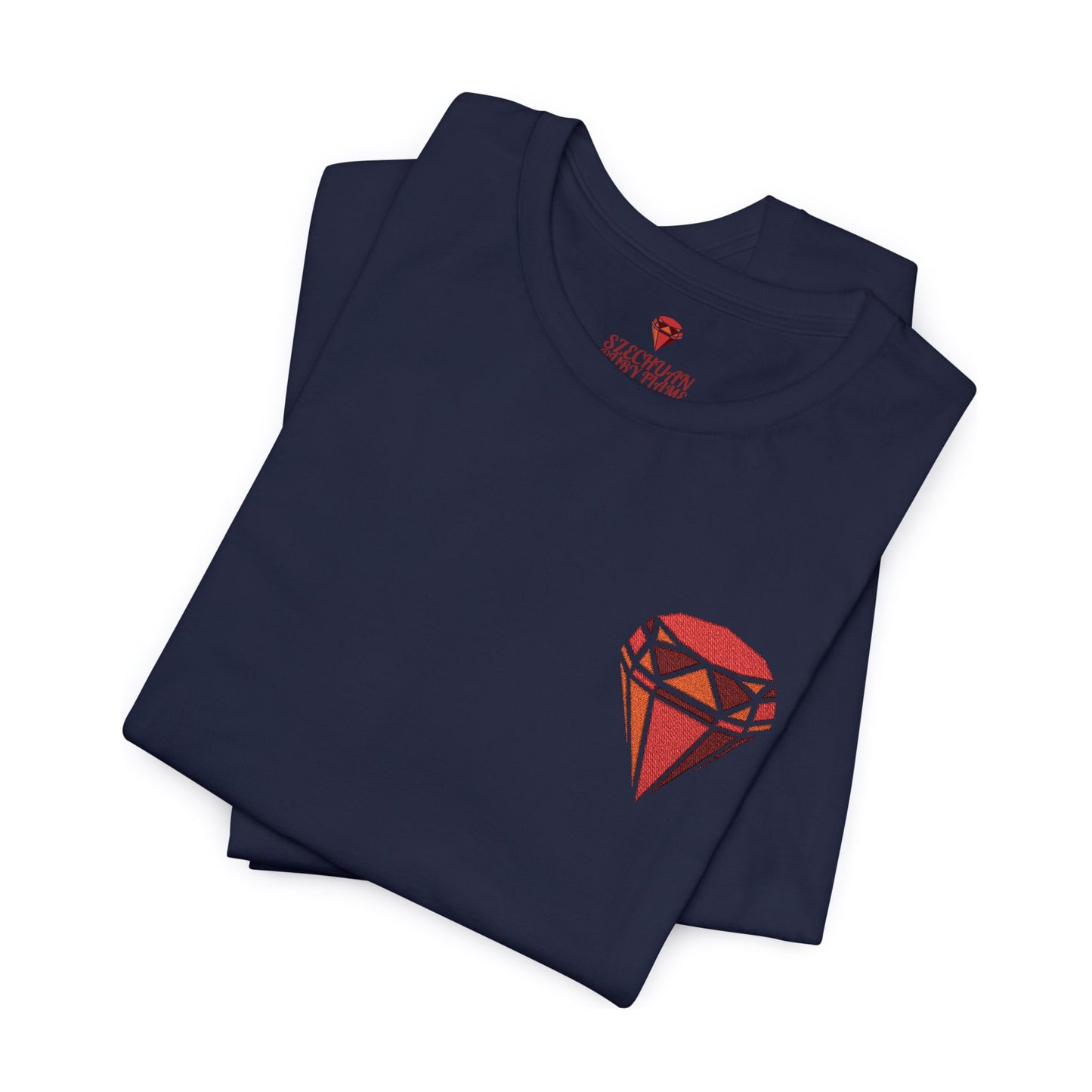 The Szechuan Ruby Flame - Embroidered Darks