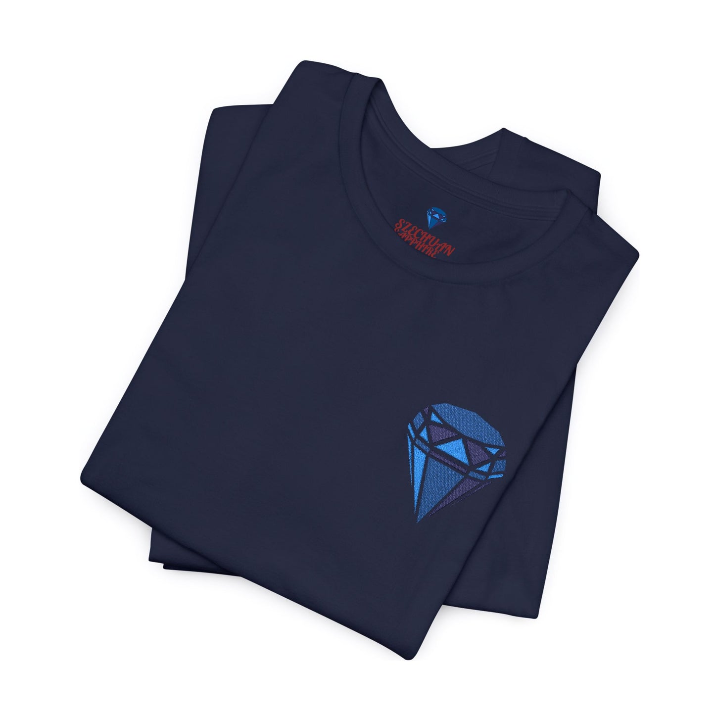 The Szechuan Sapphire - Embroidered Darks