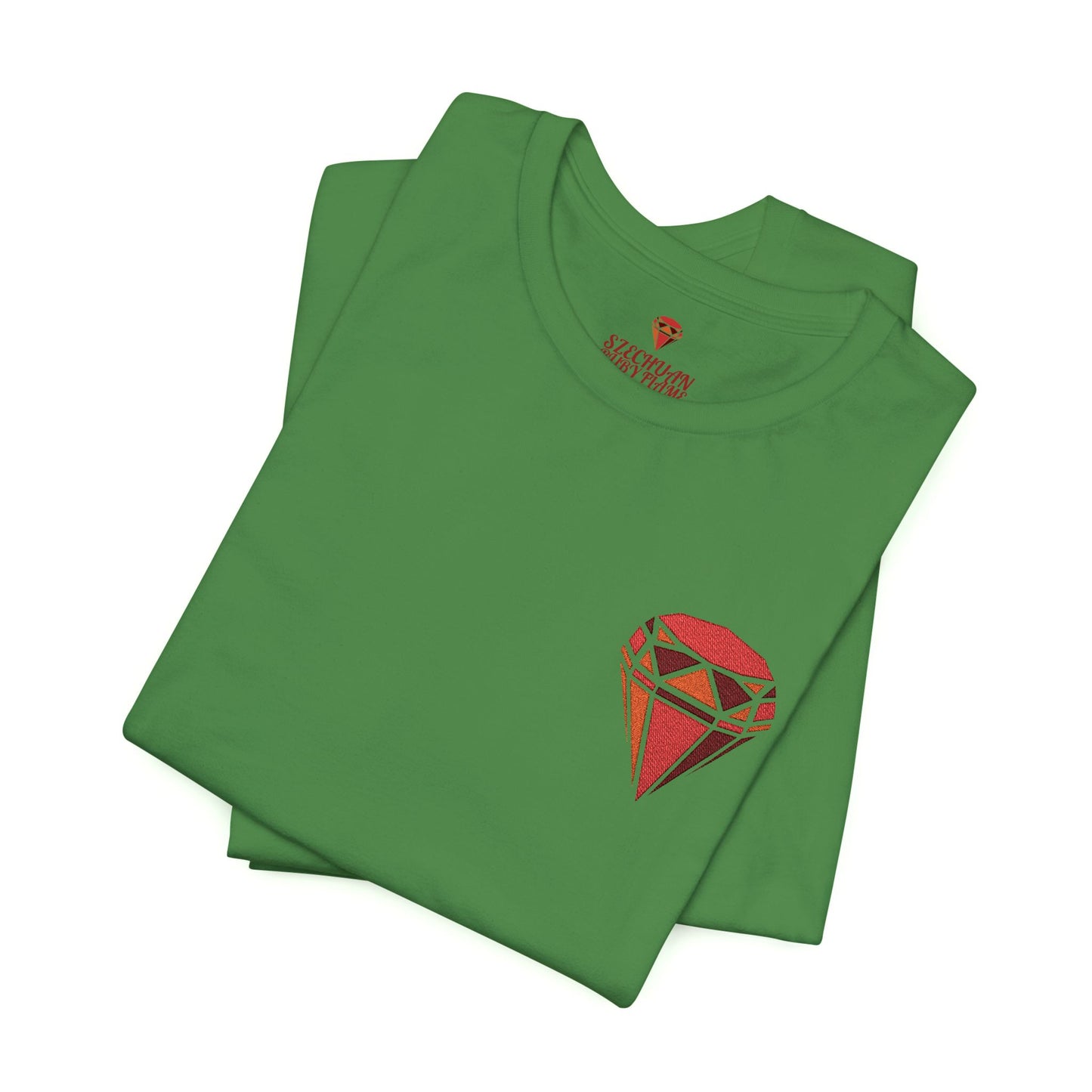 The Szechuan Ruby Flame - Embroidered Darks