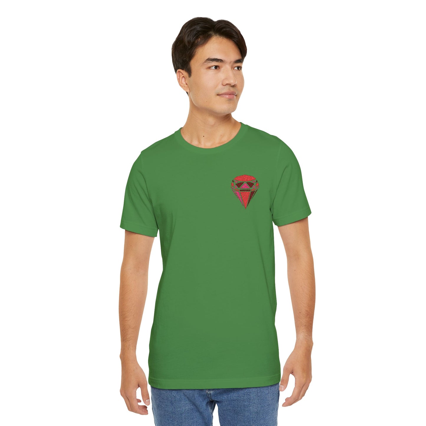 The Szechuan Ruby Flamingo– Embroidered Darks