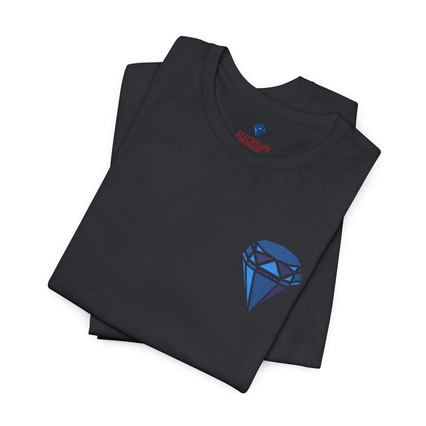The Szechuan Sapphire - Embroidered Darks