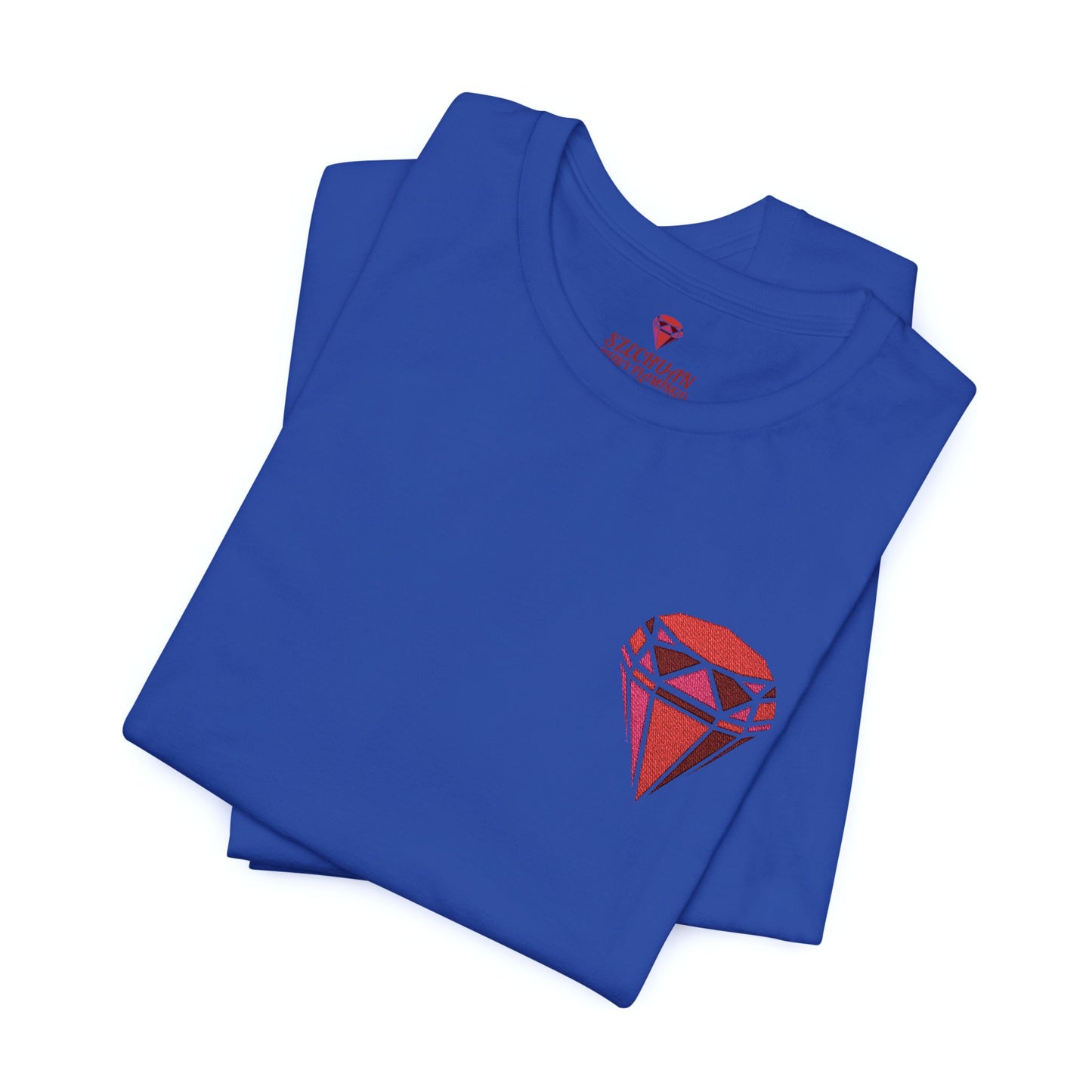 The Szechuan Ruby Flamingo– Embroidered Darks
