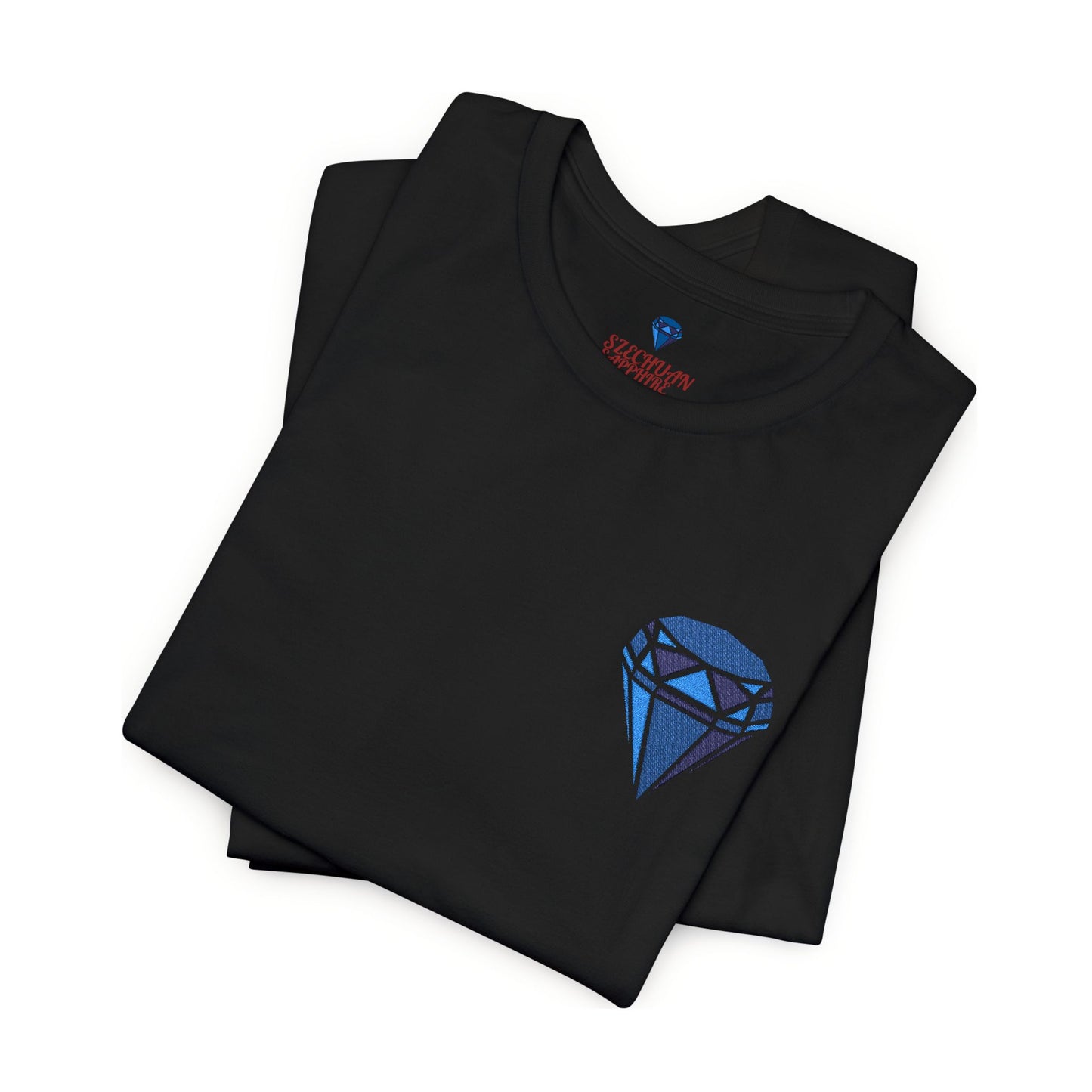 The Szechuan Sapphire - Embroidered Darks