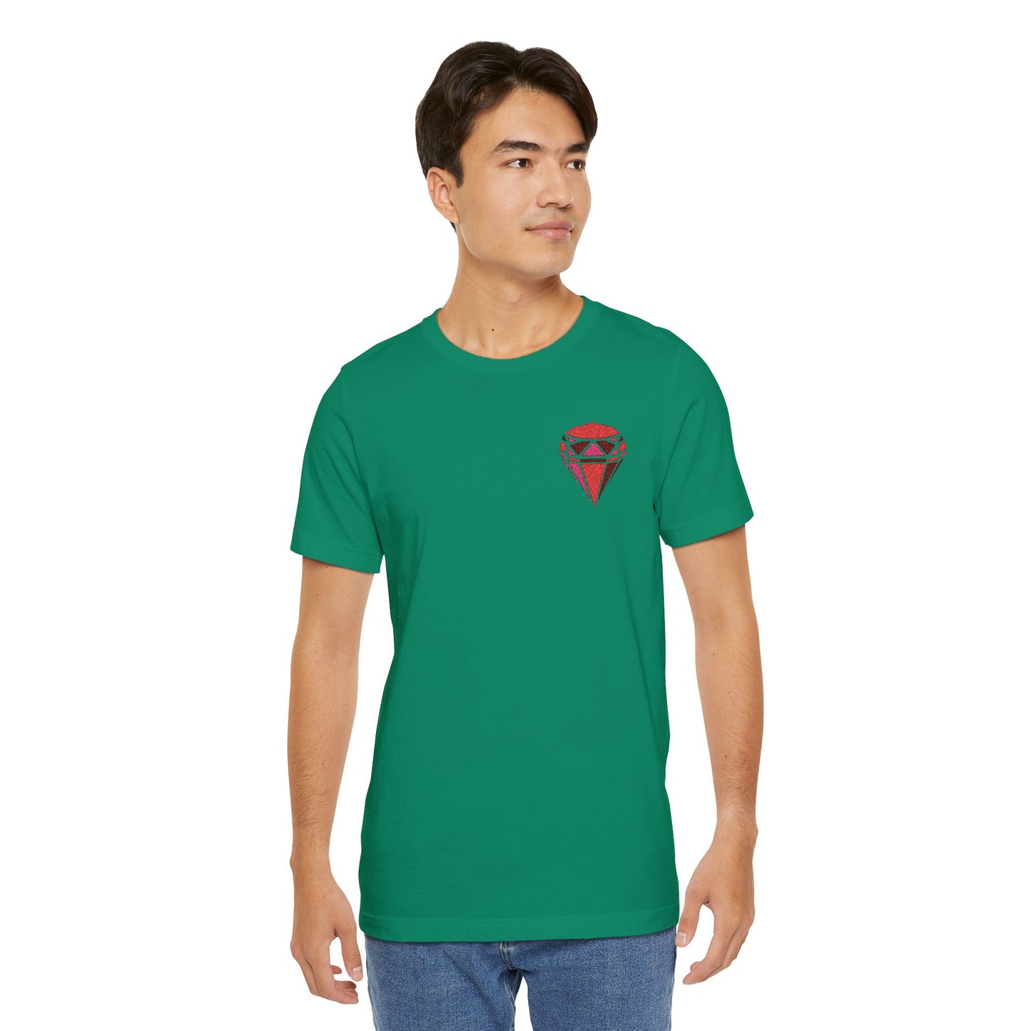 The Szechuan Ruby Flamingo– Embroidered Darks