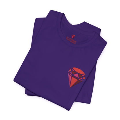 The Szechuan Ruby Flamingo– Embroidered Darks