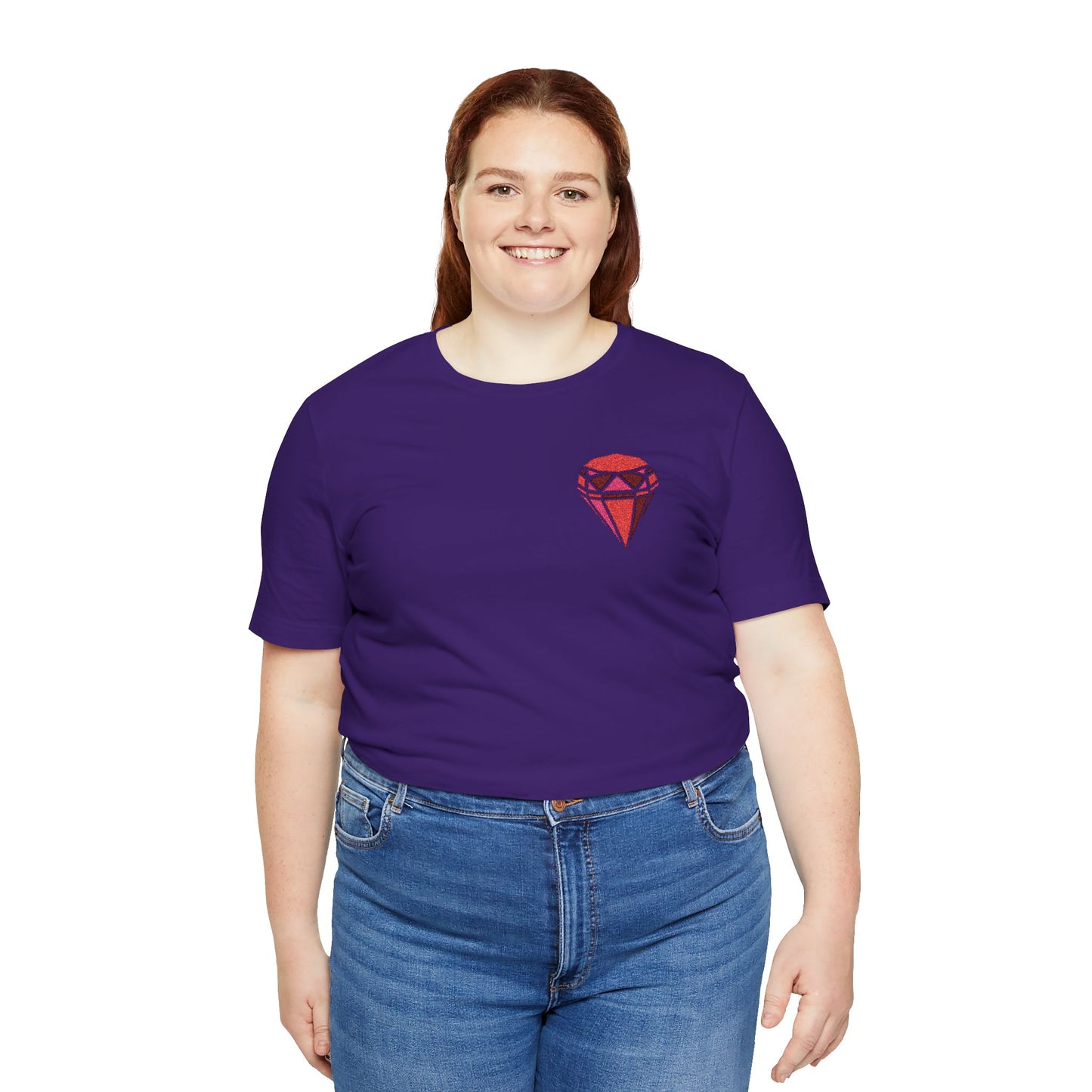 The Szechuan Ruby Flamingo– Embroidered Darks