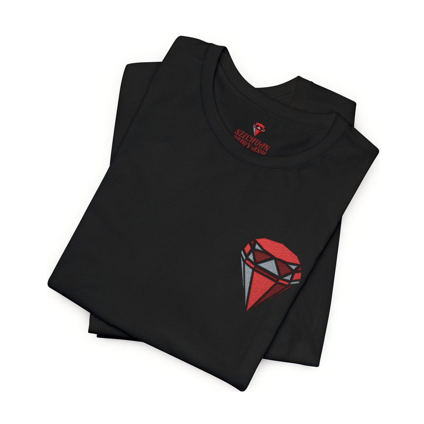The Szechuan Ruby Ash – Embroidered Darks
