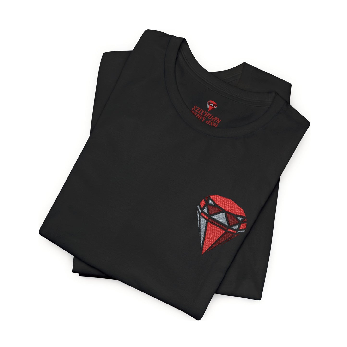 The Szechuan Ruby Ash – Embroidered Darks
